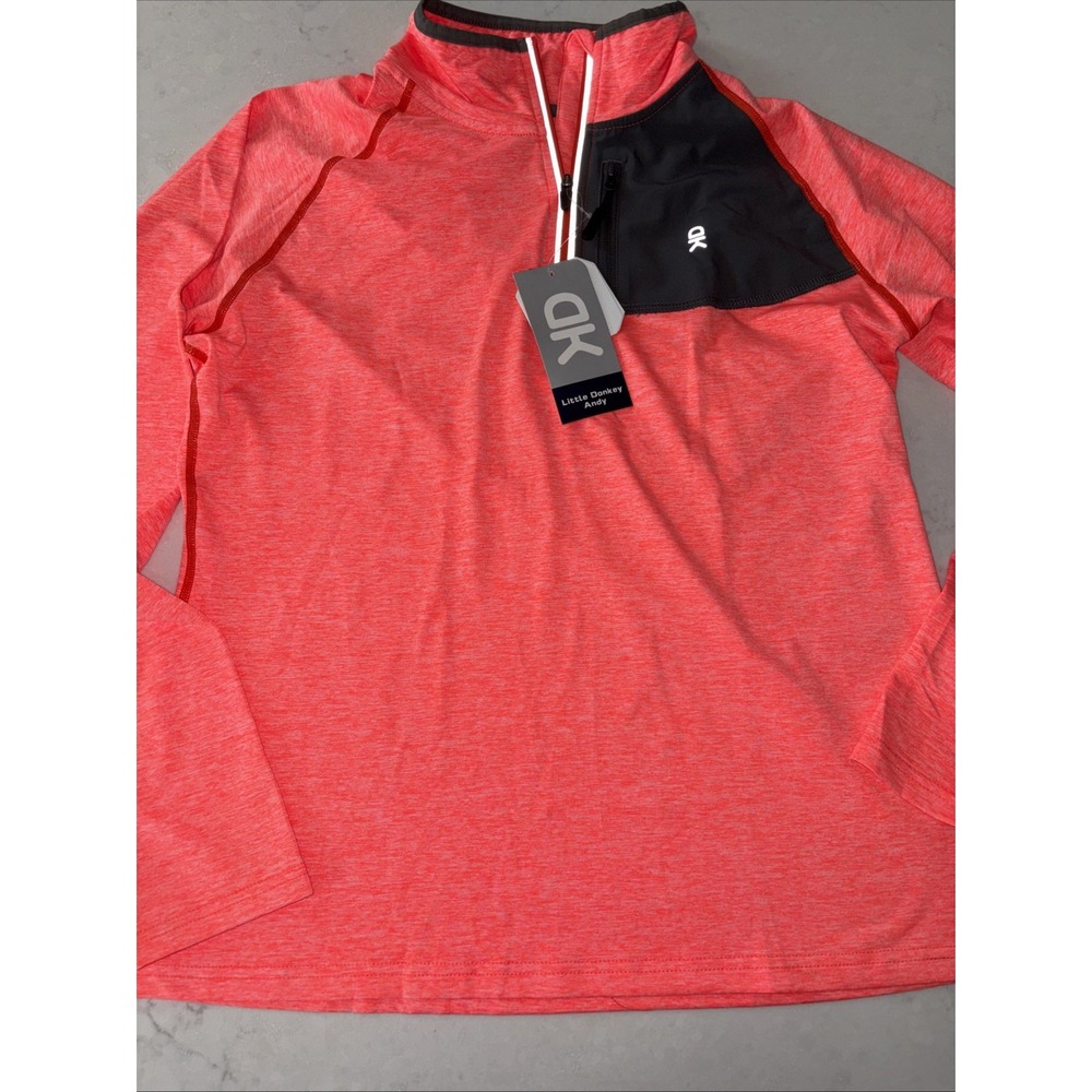 Little Donkey Andy 1/4 Zip Pullover Mens‎ Large Activewear Mock Neck Long Sleeve